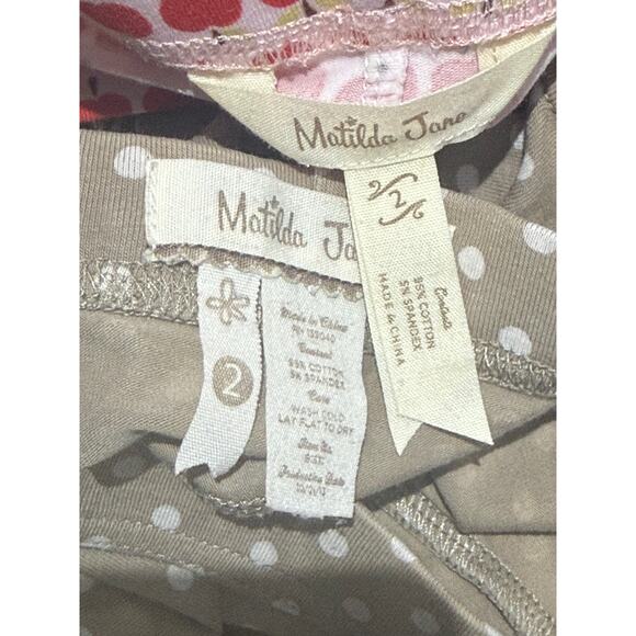 Matilda Jane Girls Size 2 Shorties Lot of 5 Ruffle Bottom Stretch Cotton Shorts - Picture 6 of 12